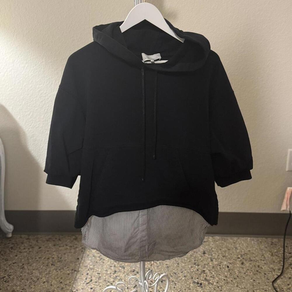3.1 Phillip Lim Women's Black Hoody - Picture 3 of 5